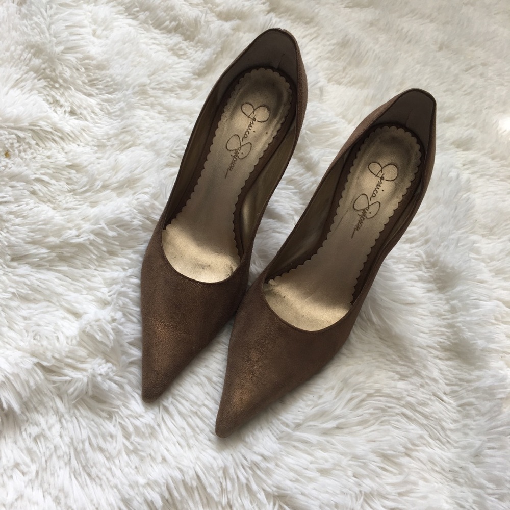 BROWN JESSICA SIMPSON HEELS